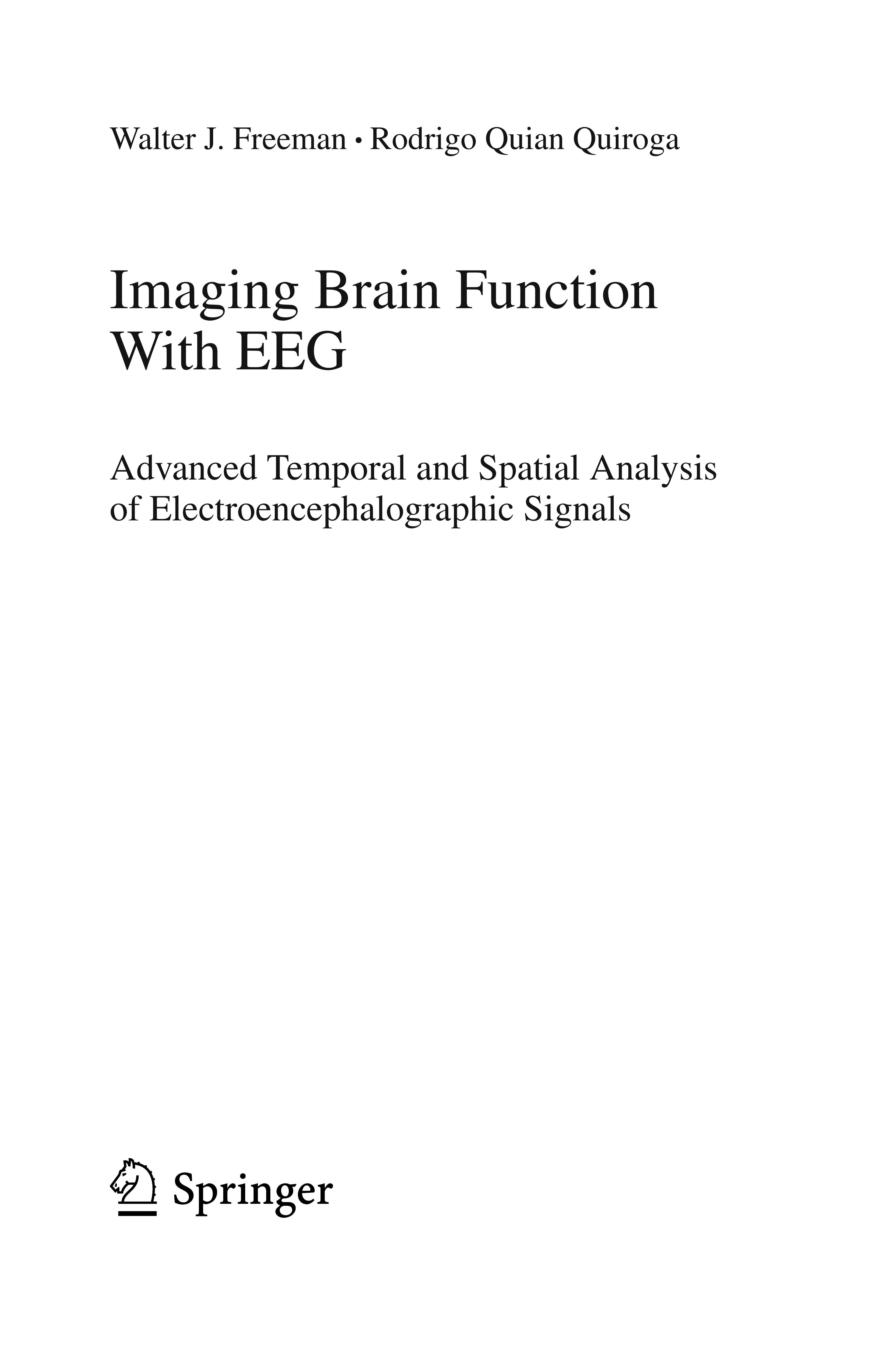 Imaging Brain Function With EEG