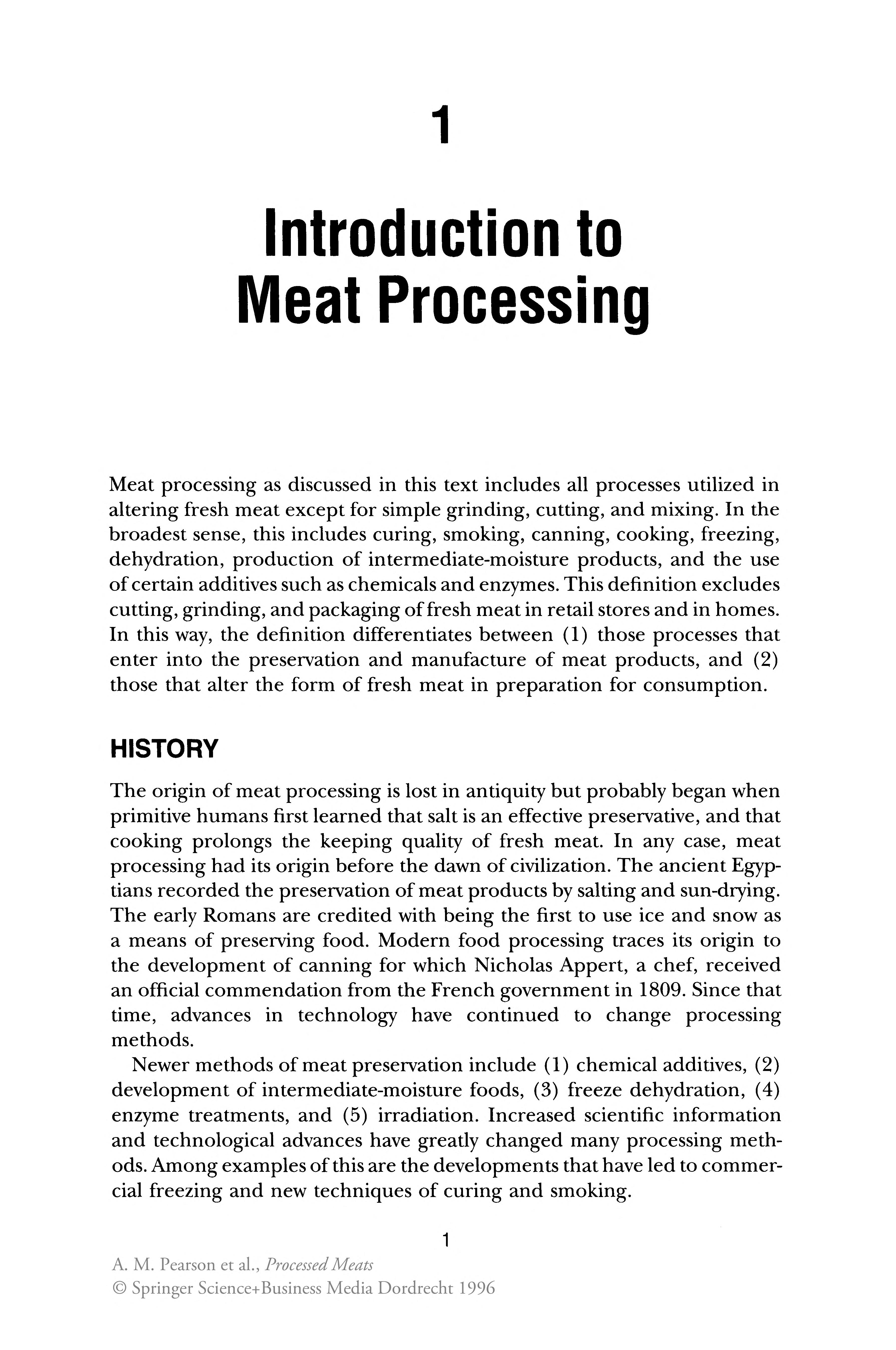 Processed Meats
