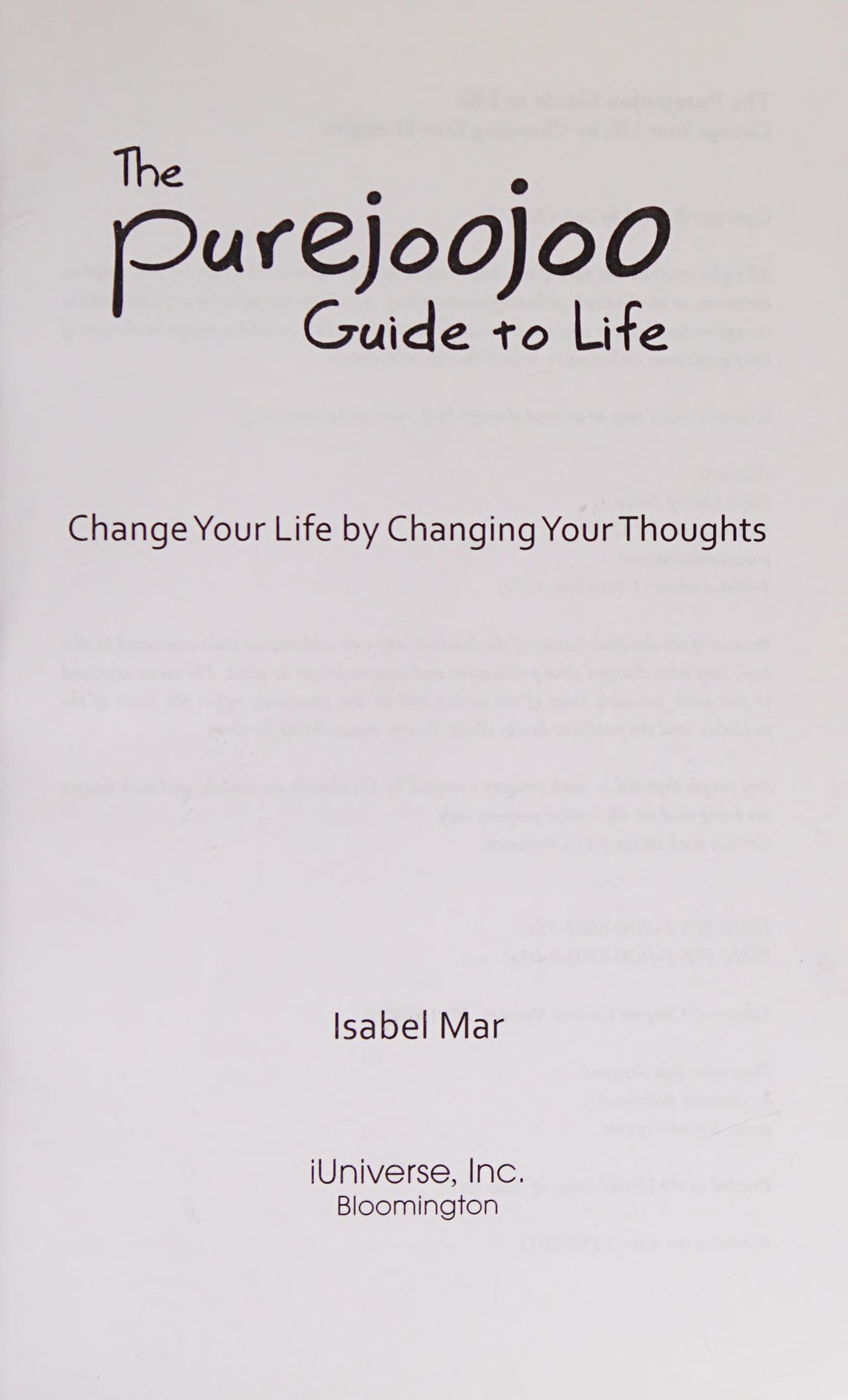 The Purejoojoo Guide to Life