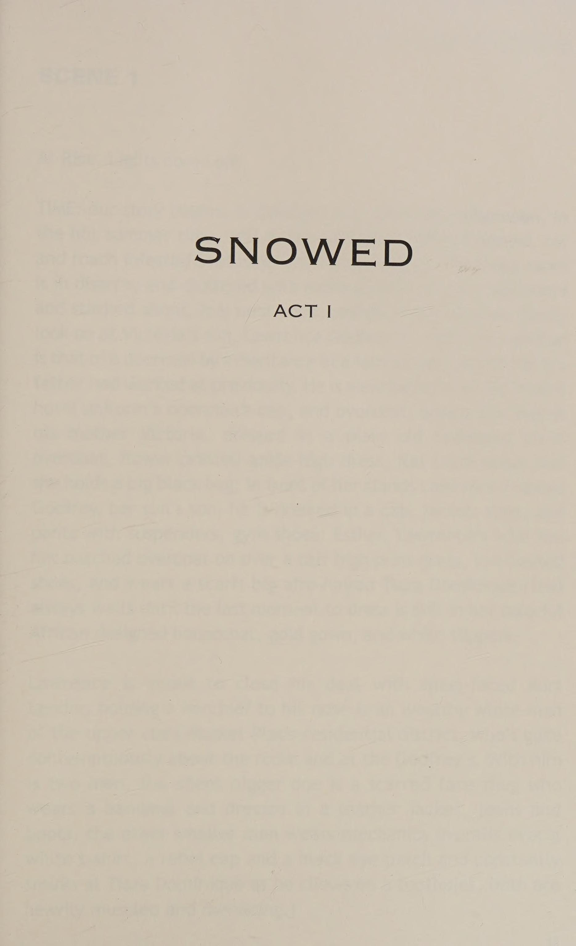 Snowed
