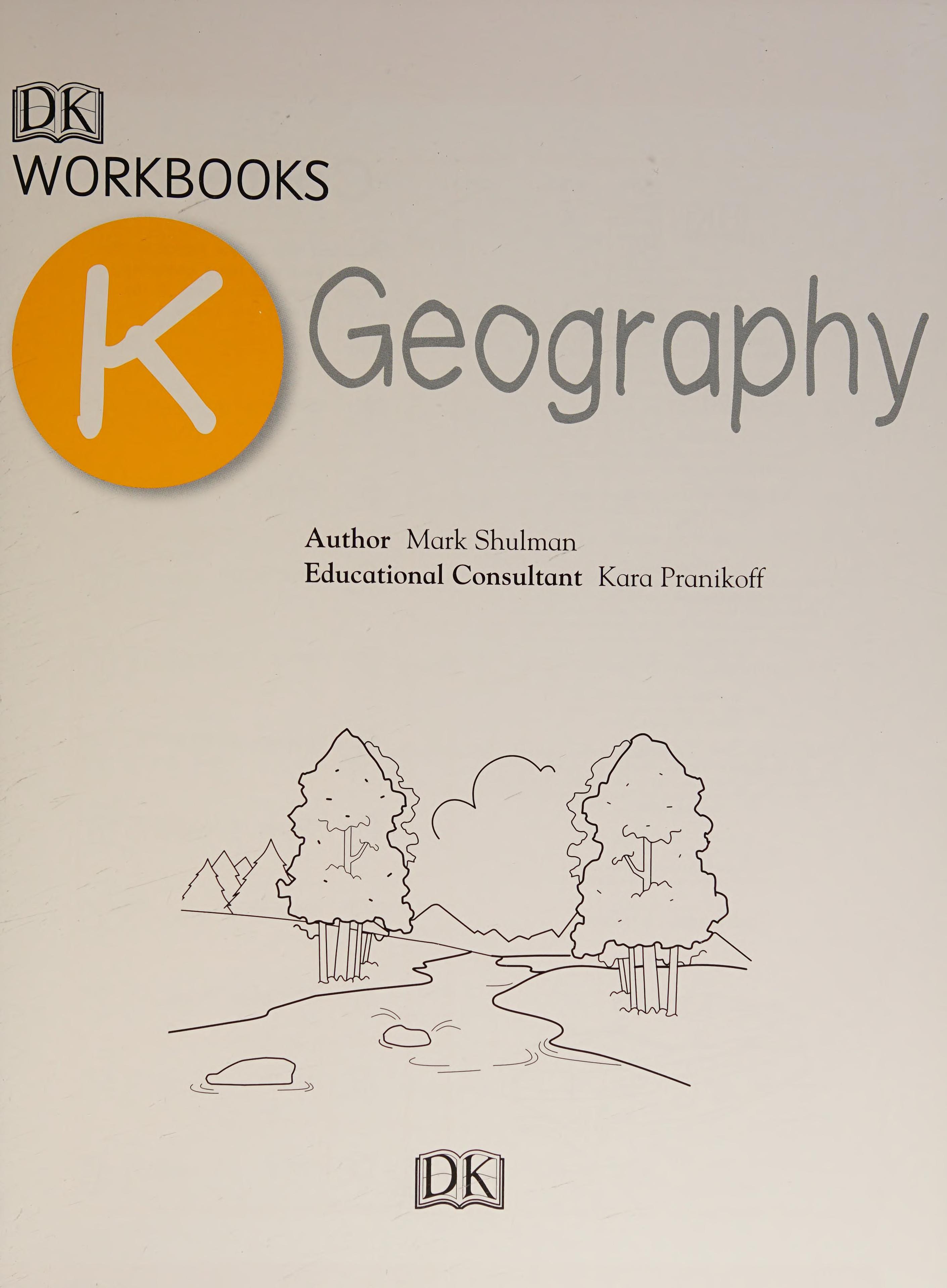DK Workbooks: Geography, Kindergarten