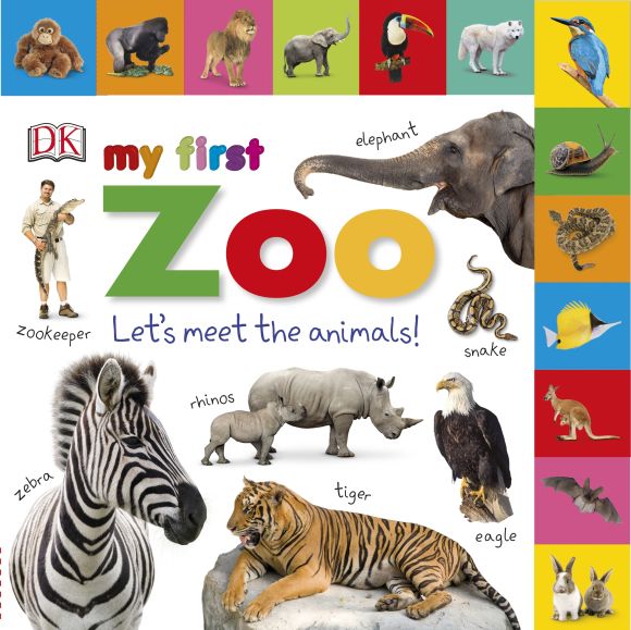 Tabbed Board Books: My First Zoo