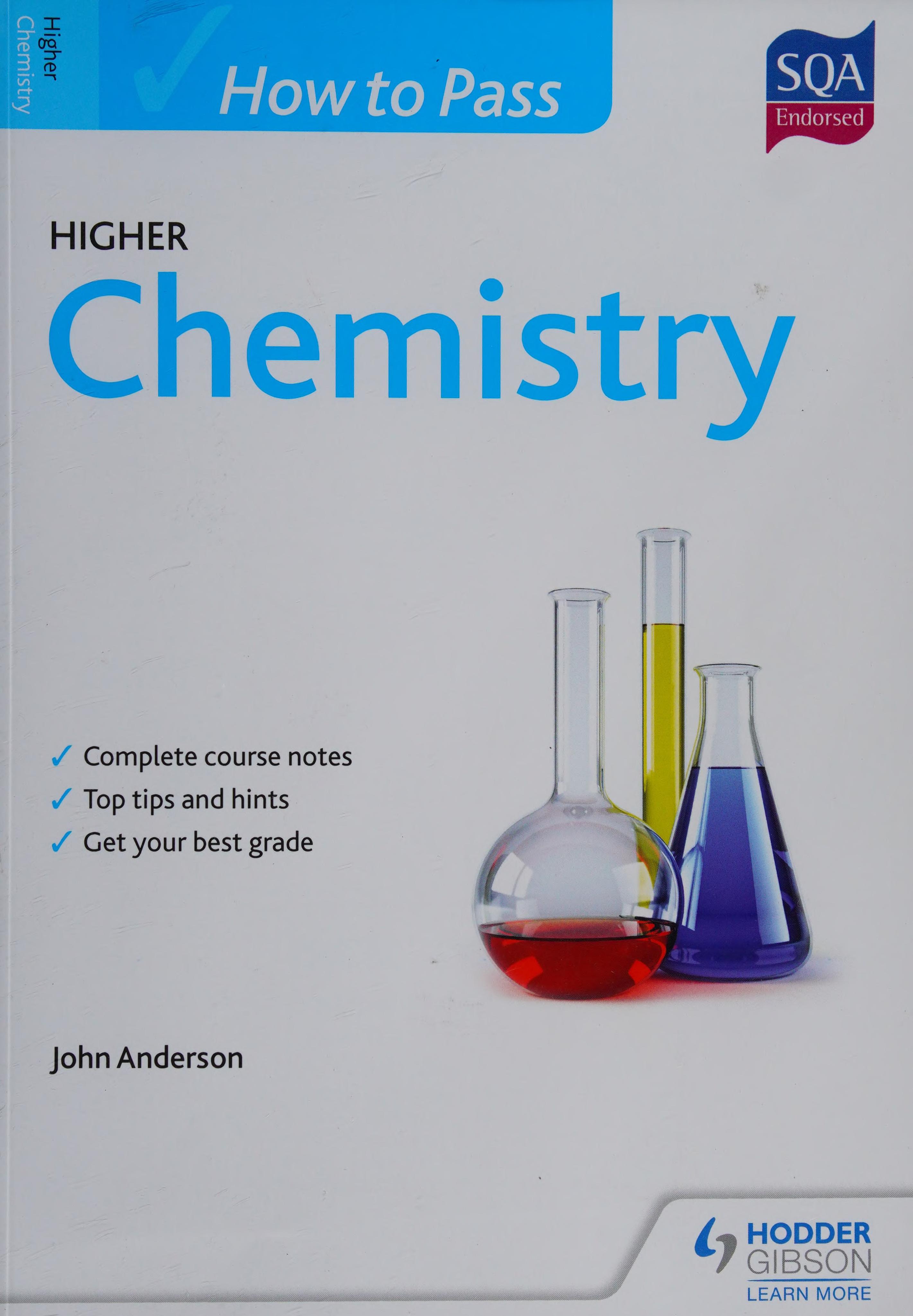 How to Pass Higher Chemistry for CfE