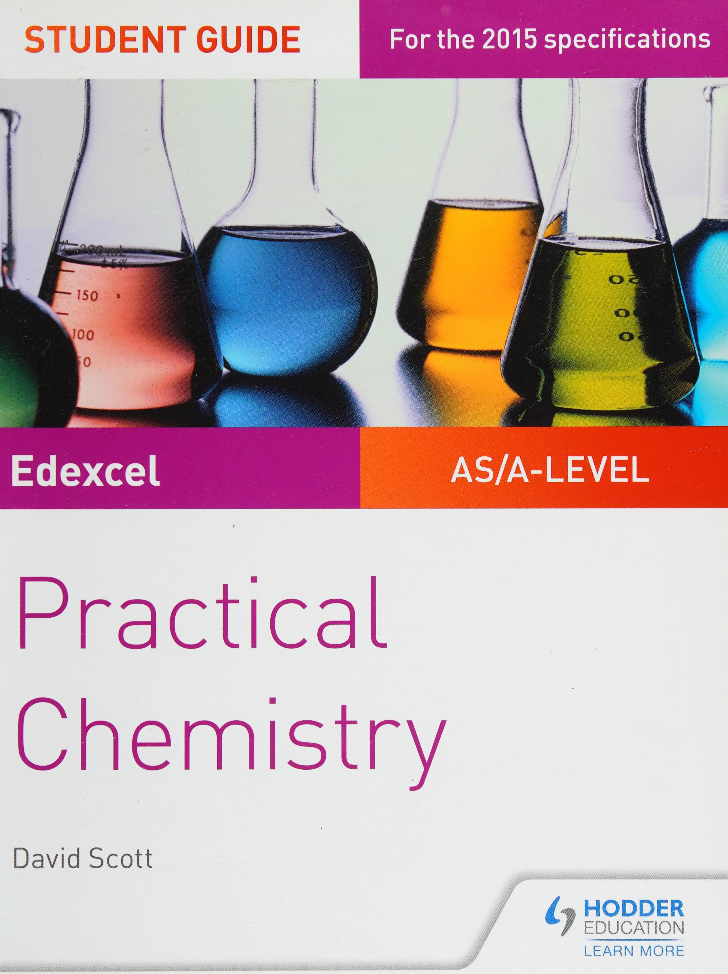 Edexcel a-Level Chemistry Student Guide