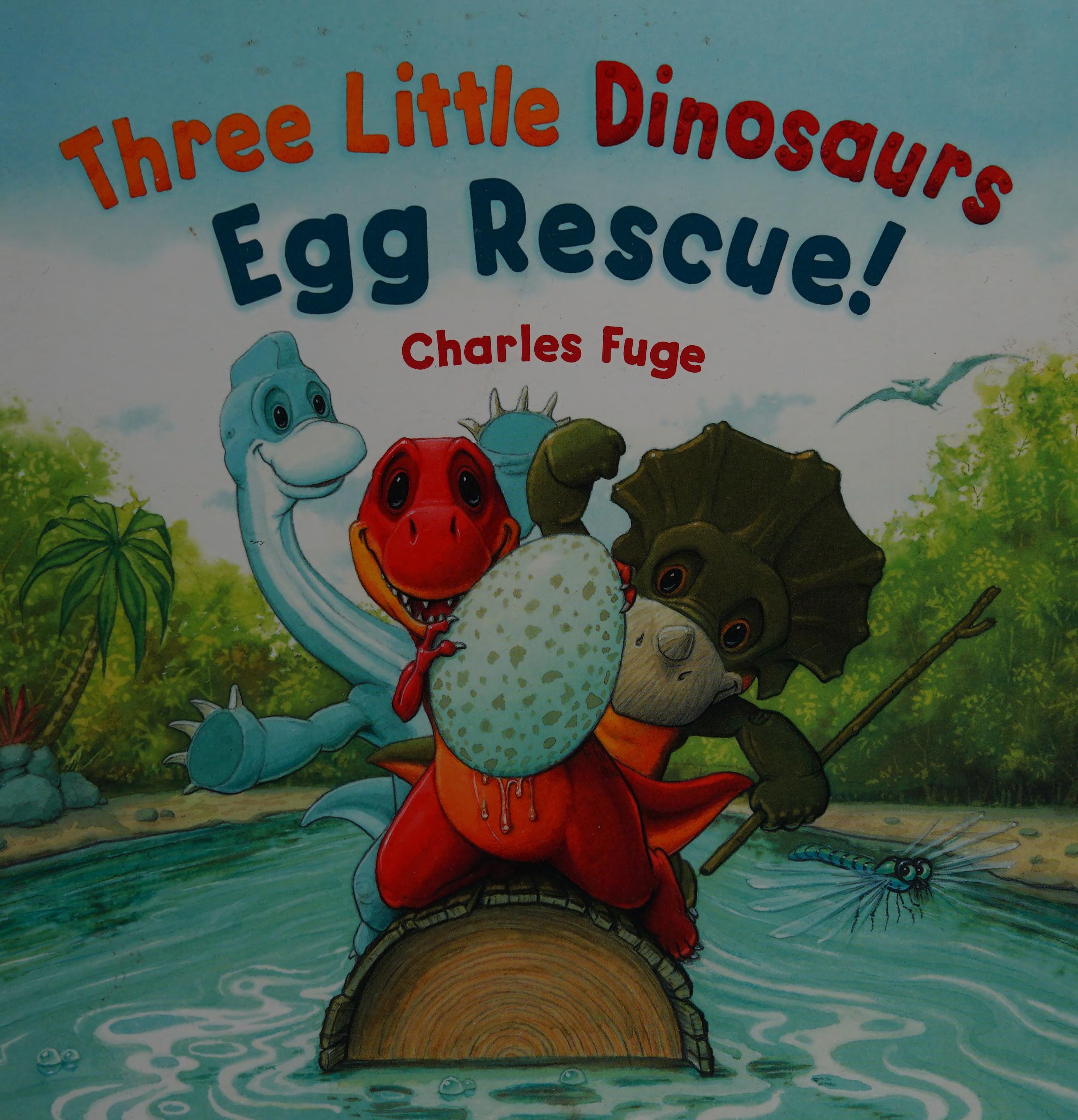 Three little dinosaurs egg rescue
