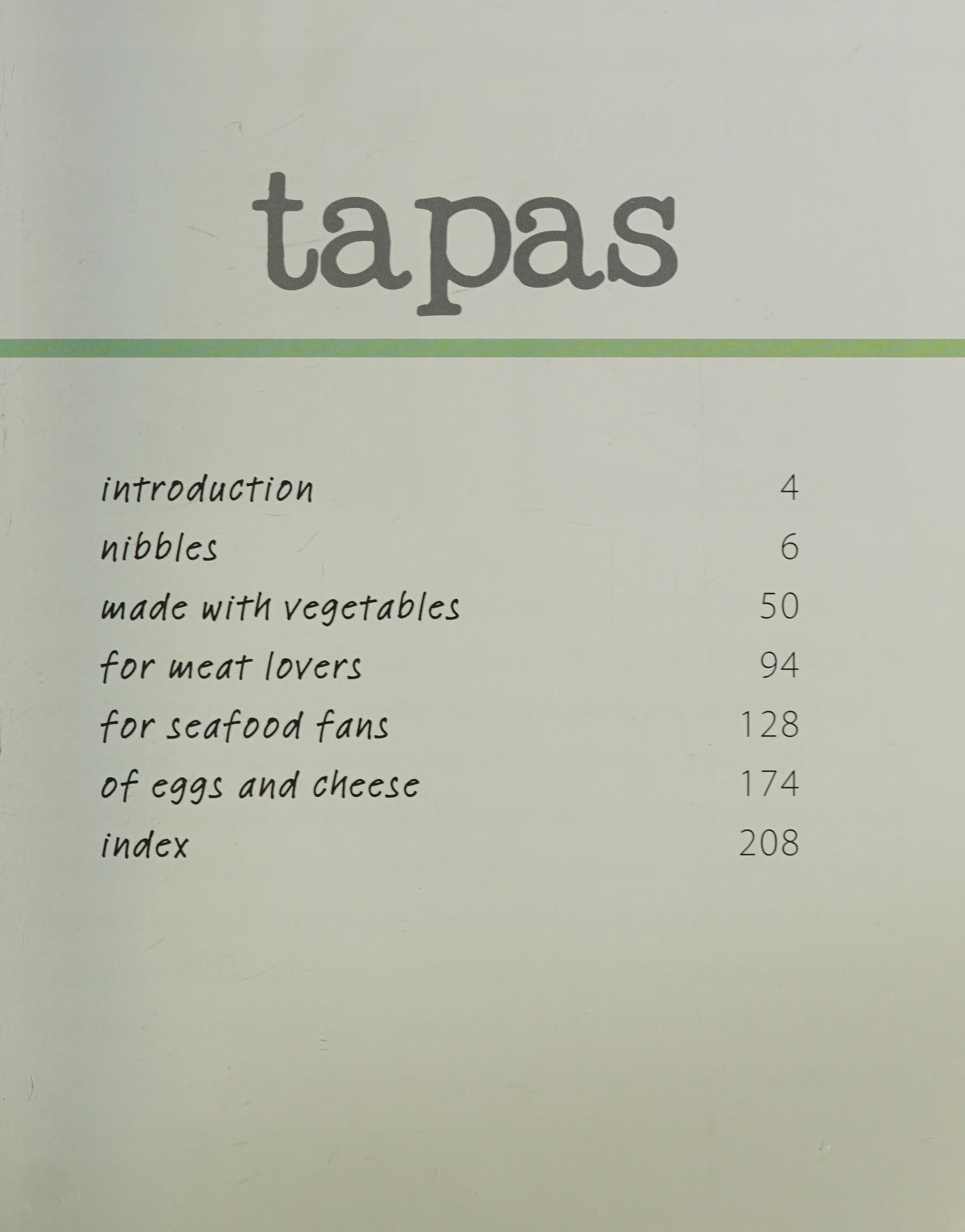 Tapas 100 Little Dishes