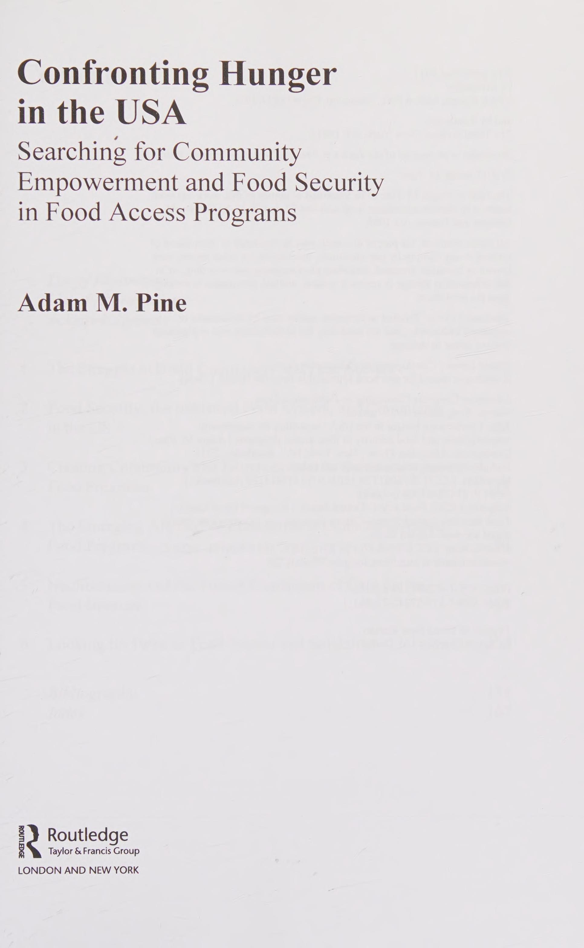 Community and Scarcity