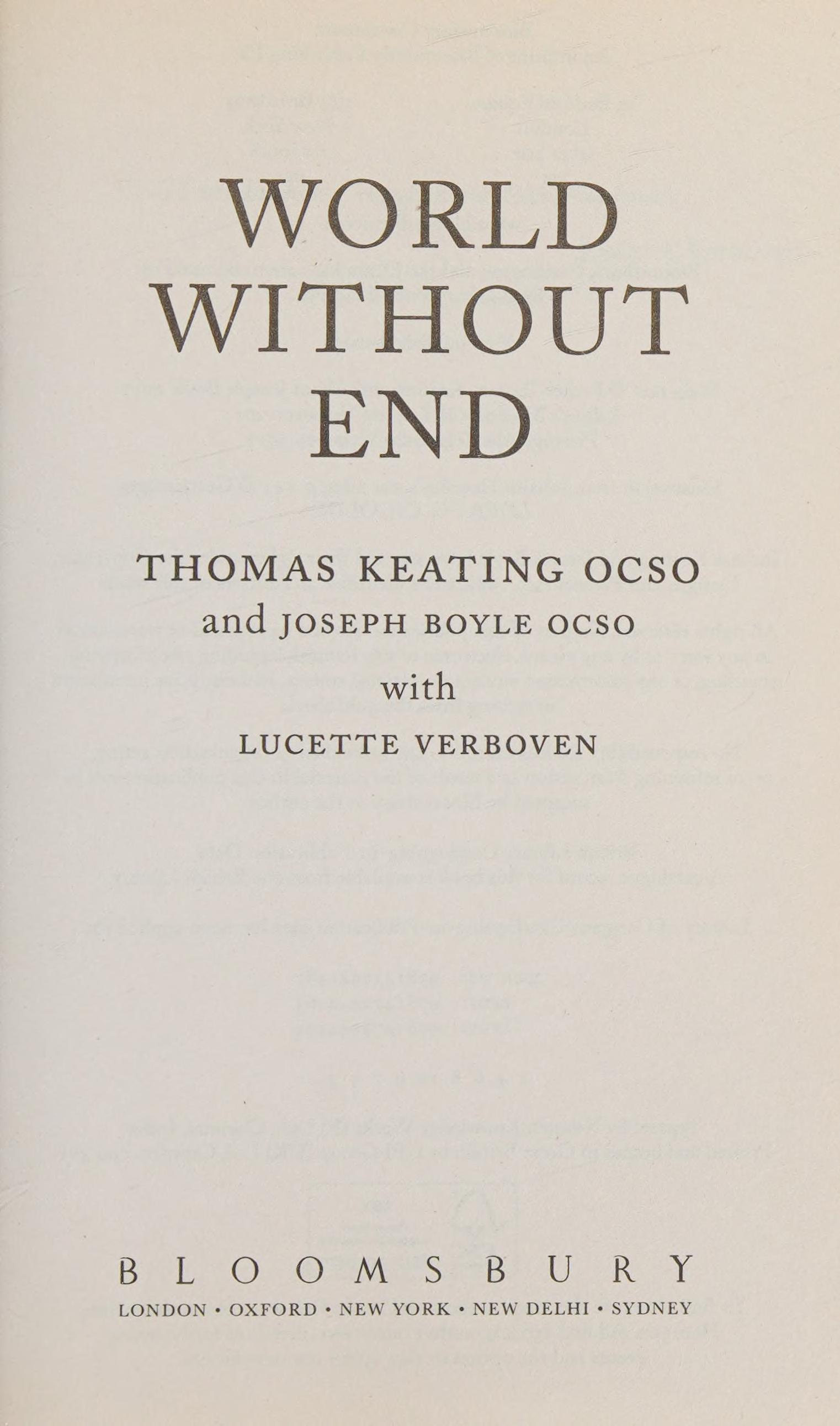 World Without End