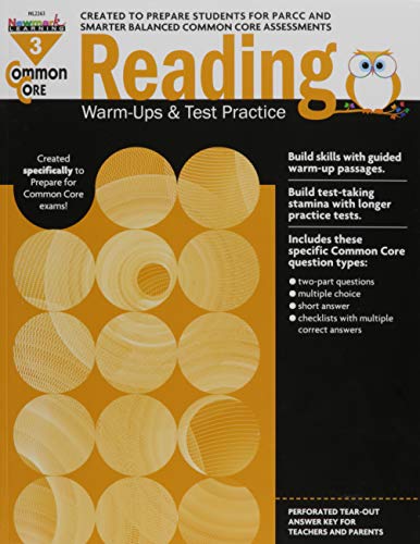 Newmark Common Core Reading Warm-Ups and Test Practice Book, Grade 3