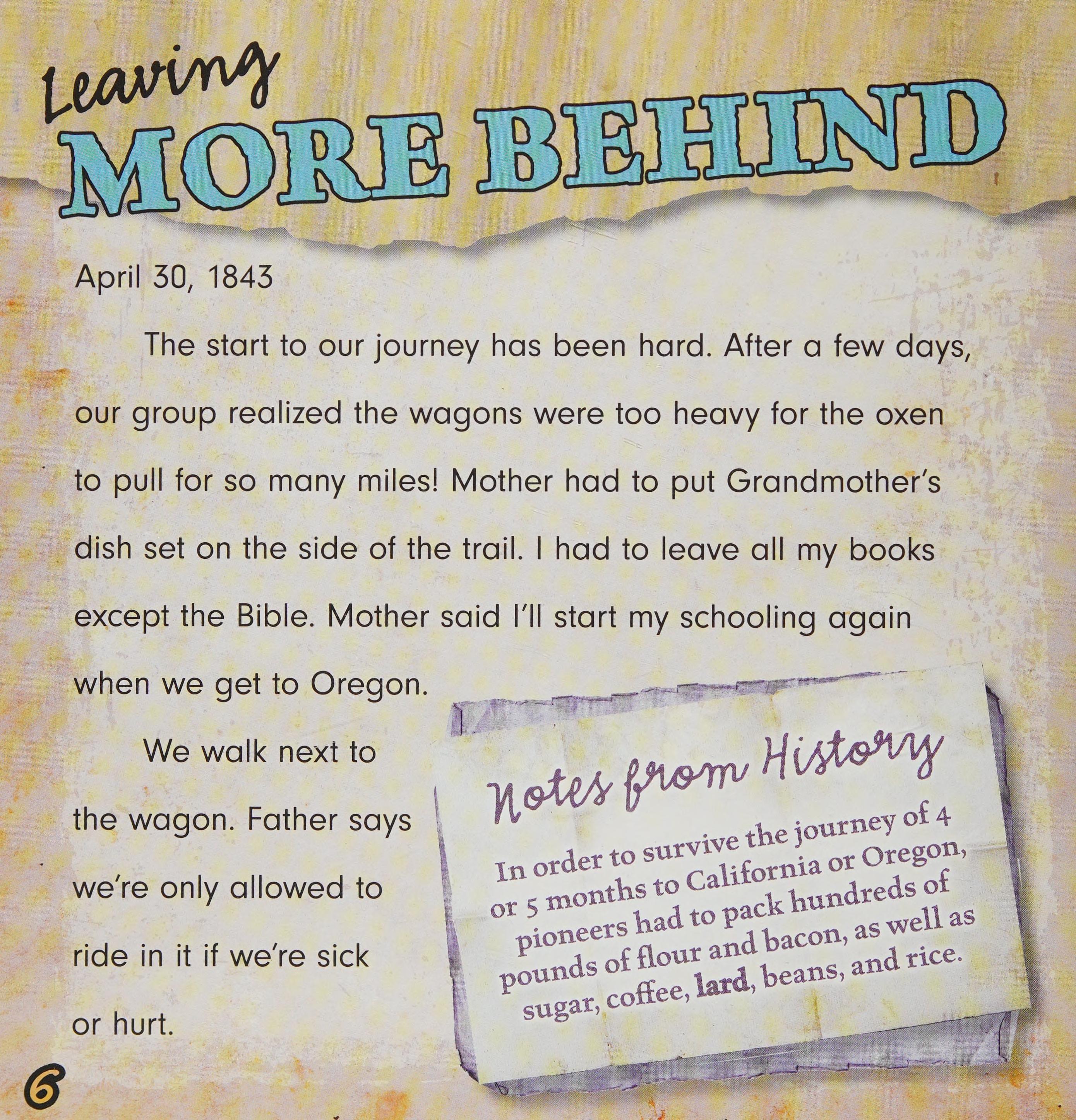 My wagon train adventure