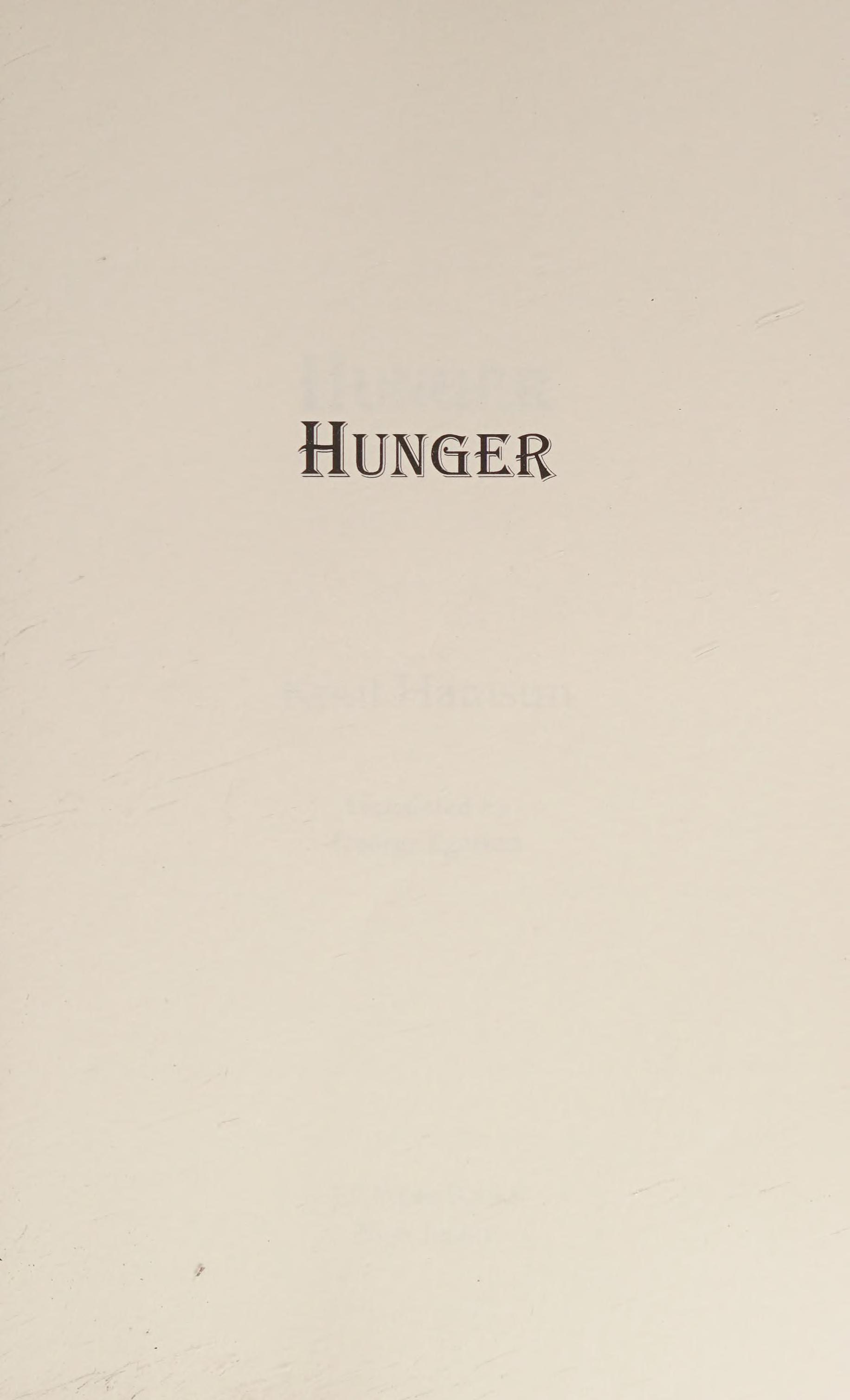 Hunger