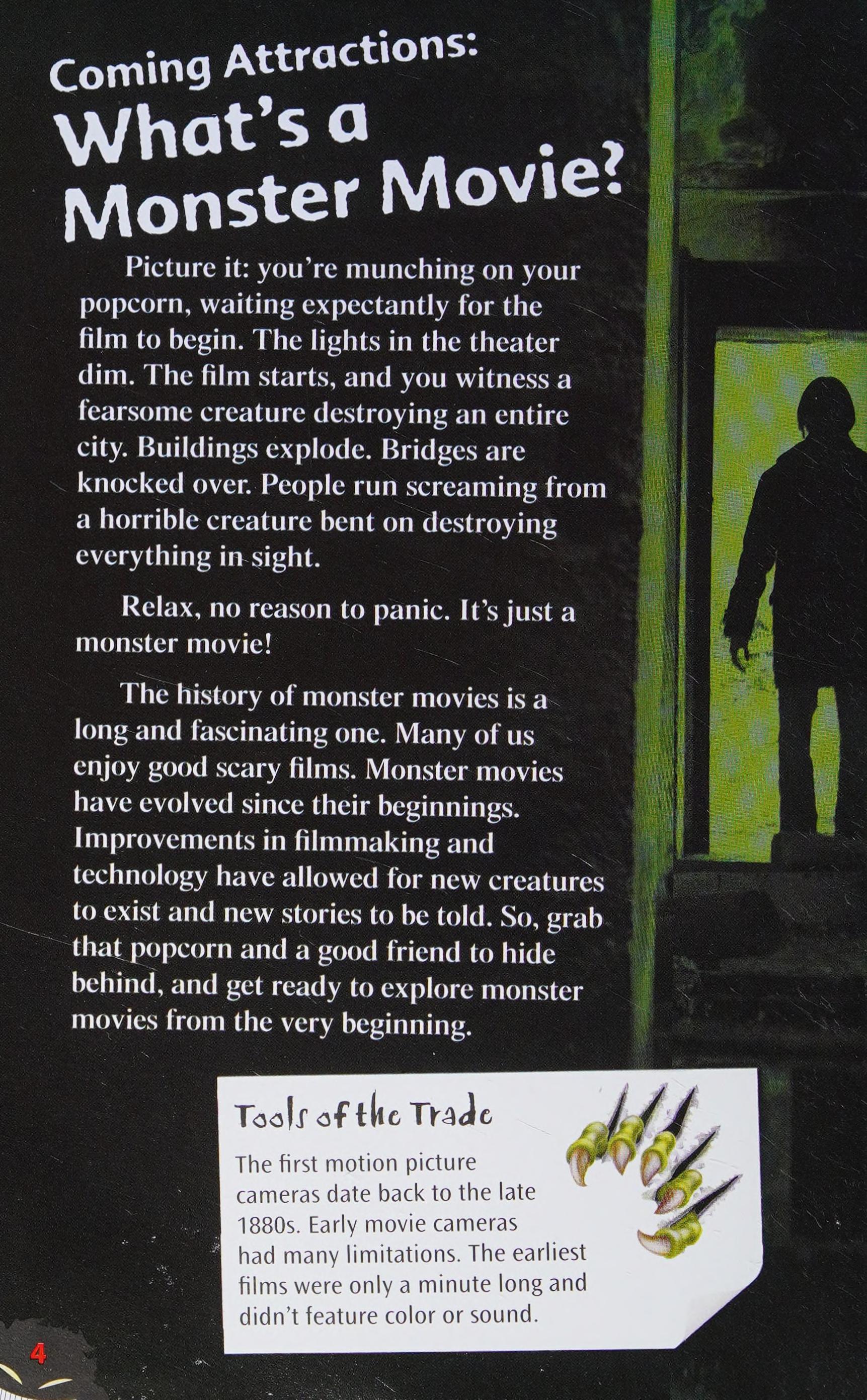 Teacher Created Materials - TIME Informational Text: History Of Monster Movies - Grade 6
