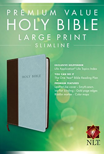 NLT Premium Value Large Print Slimline Bible