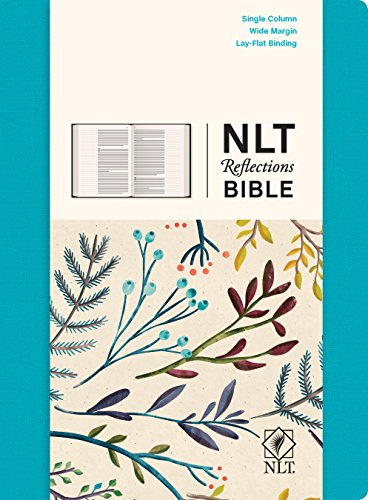 NLT Reflections Bible (Hardcover Cloth, Ocean Blue)