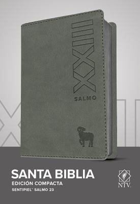 Santa Biblia NTV, Edición Compacta, Salmo 23 (SentiPiel, Gris)