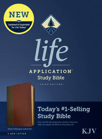 KJV Life Application Study Bible, Third Edition (Red Letter, LeatherLike, Brown/Mahogany)