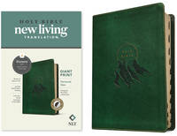 NLT Personal Size Giant Print Bible, Filament Enabled Edition (LeatherLike, Evergreen Mountain , Indexed)
