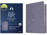 KJV Life Application Study Bible, Third Edition (Red Letter, LeatherLike, Peony Lavender, Indexed)