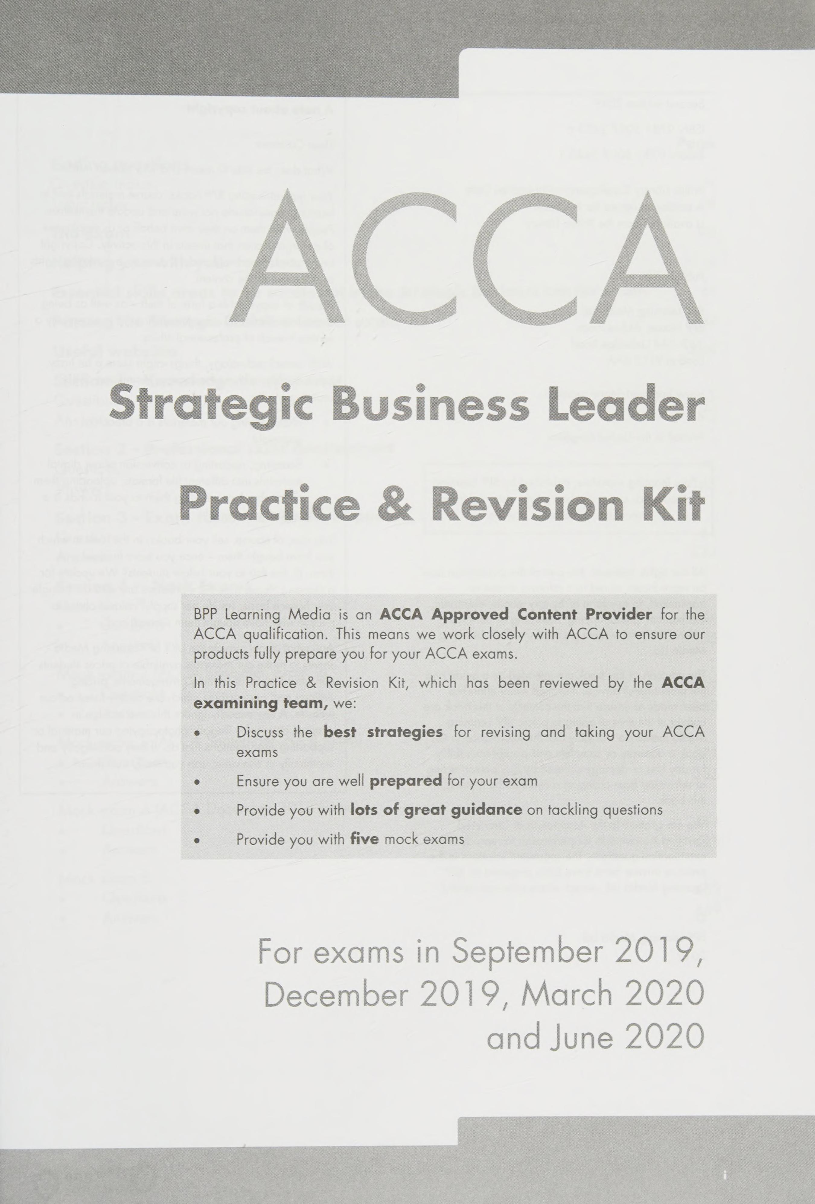 Acca Strategic Business Leader