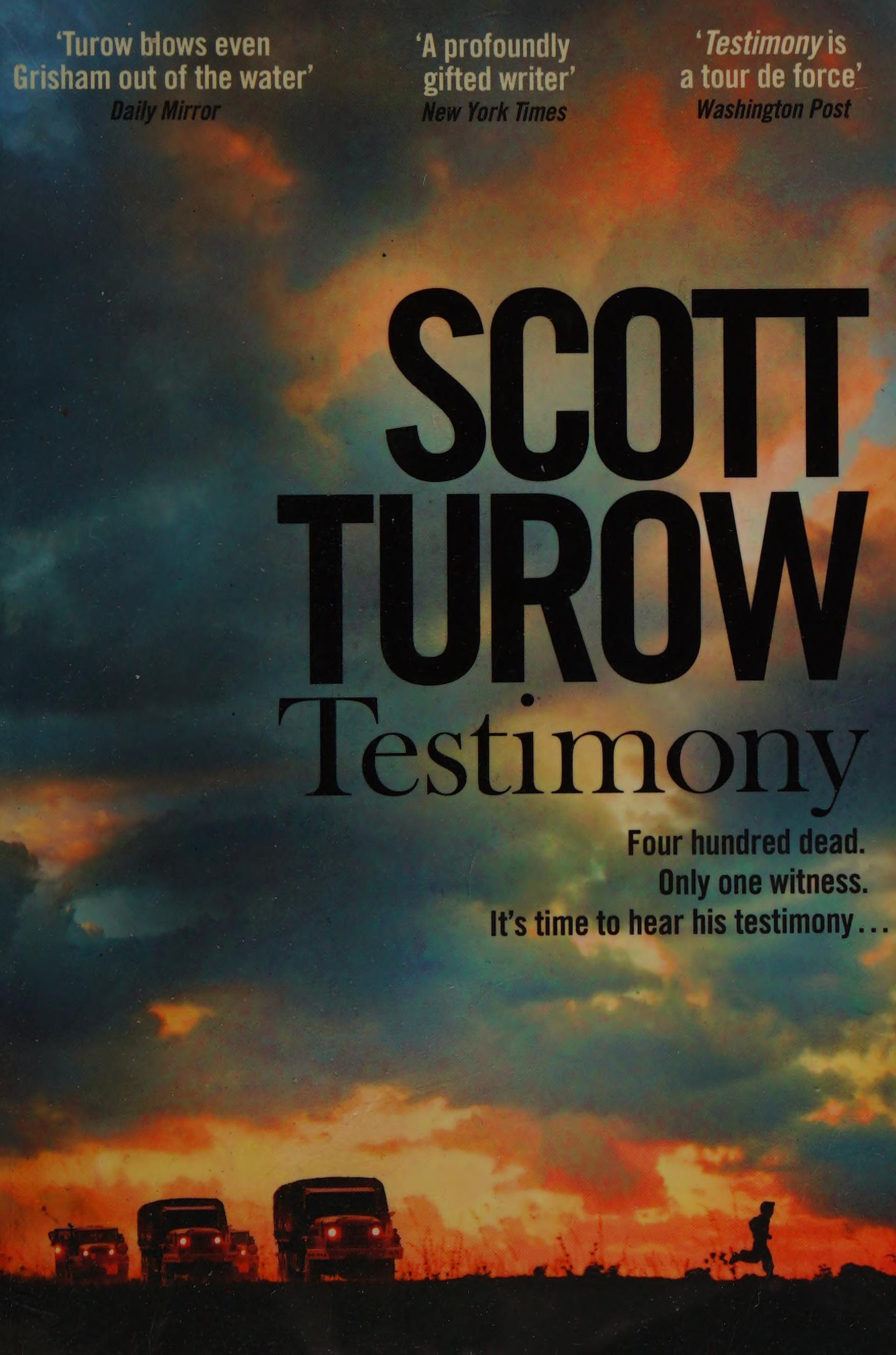Testimony Scott Turow