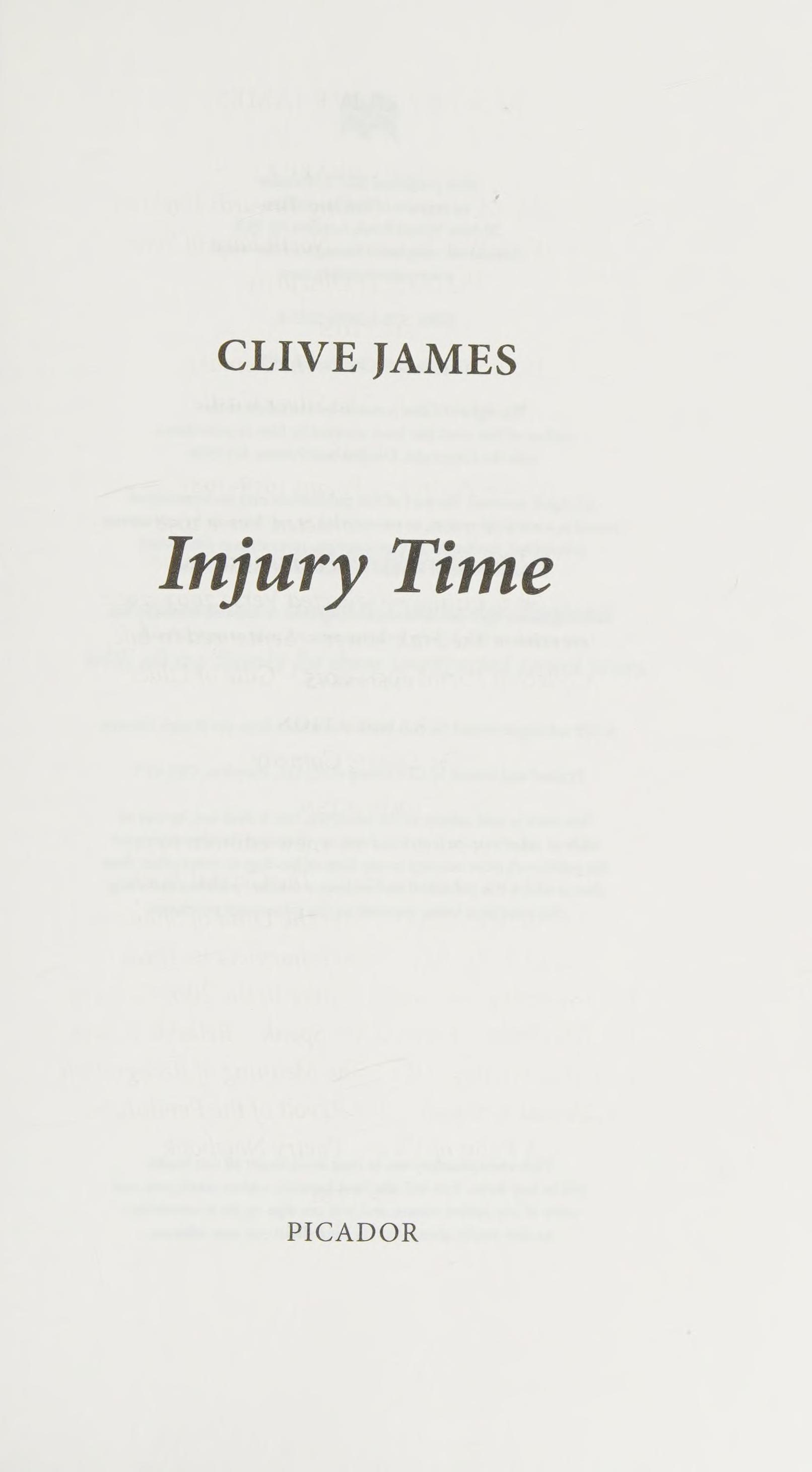 Injury Time