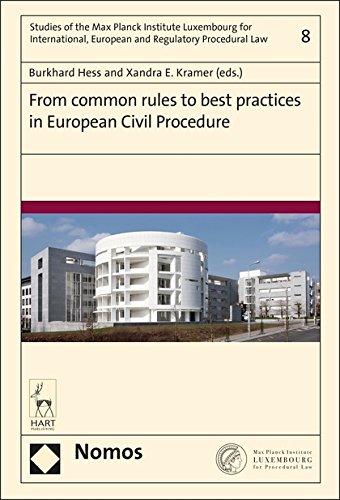 From Common Rules To Best Practices In European Civil Procedure