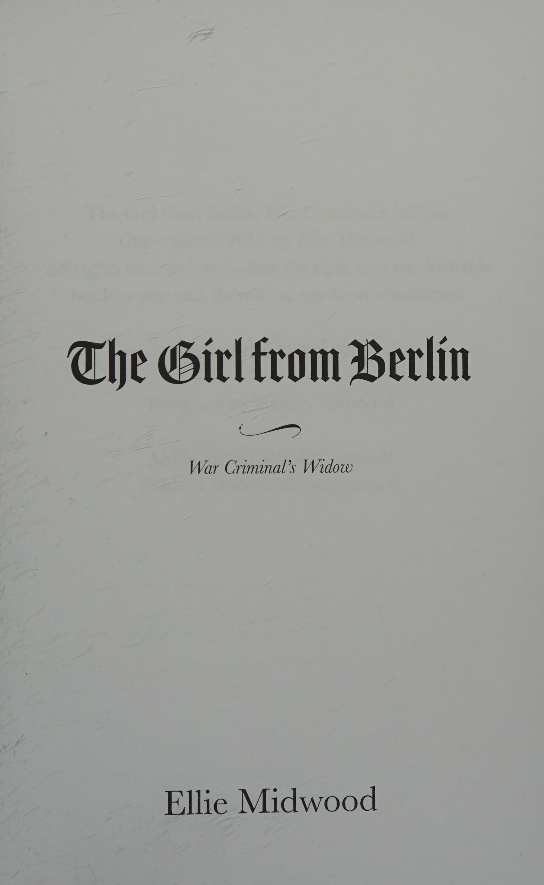 The Girl from Berlin