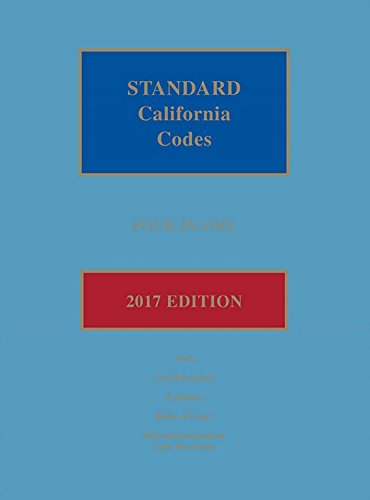 Matthew Bender Standard California Codes