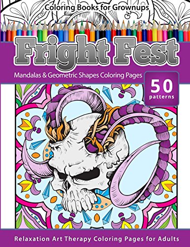 Coloring Books for Grownups Fright Fest