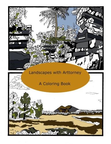 Landscapes With Arttorney: A Coloring Book