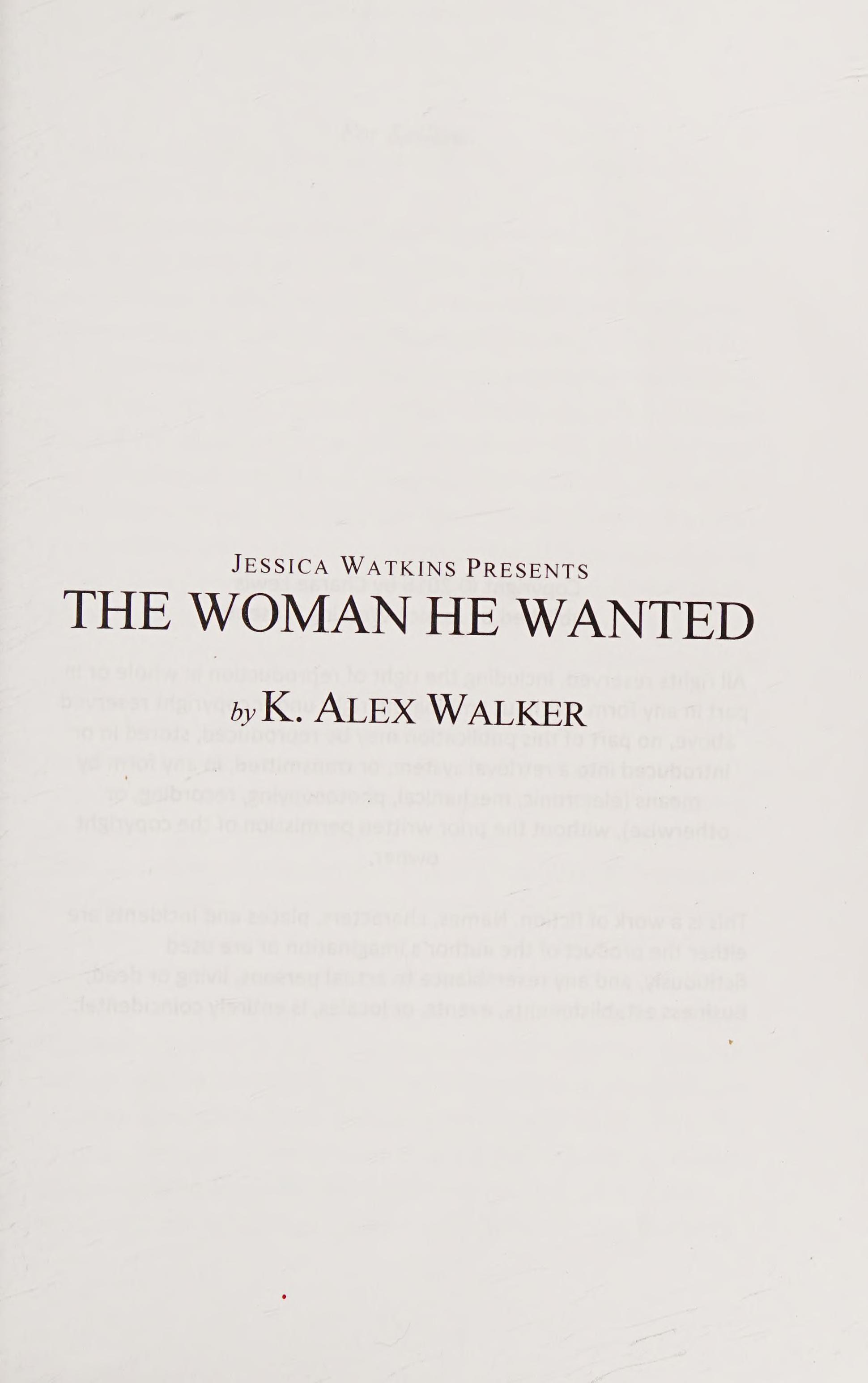 The Woman He Wanted