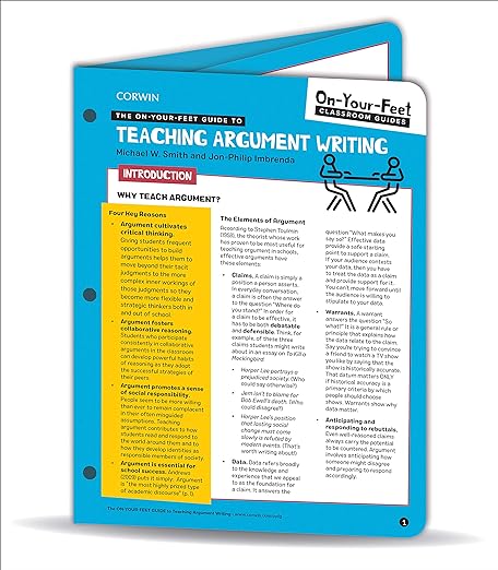 The On-Your-Feet Guide To Teaching Argument Writing