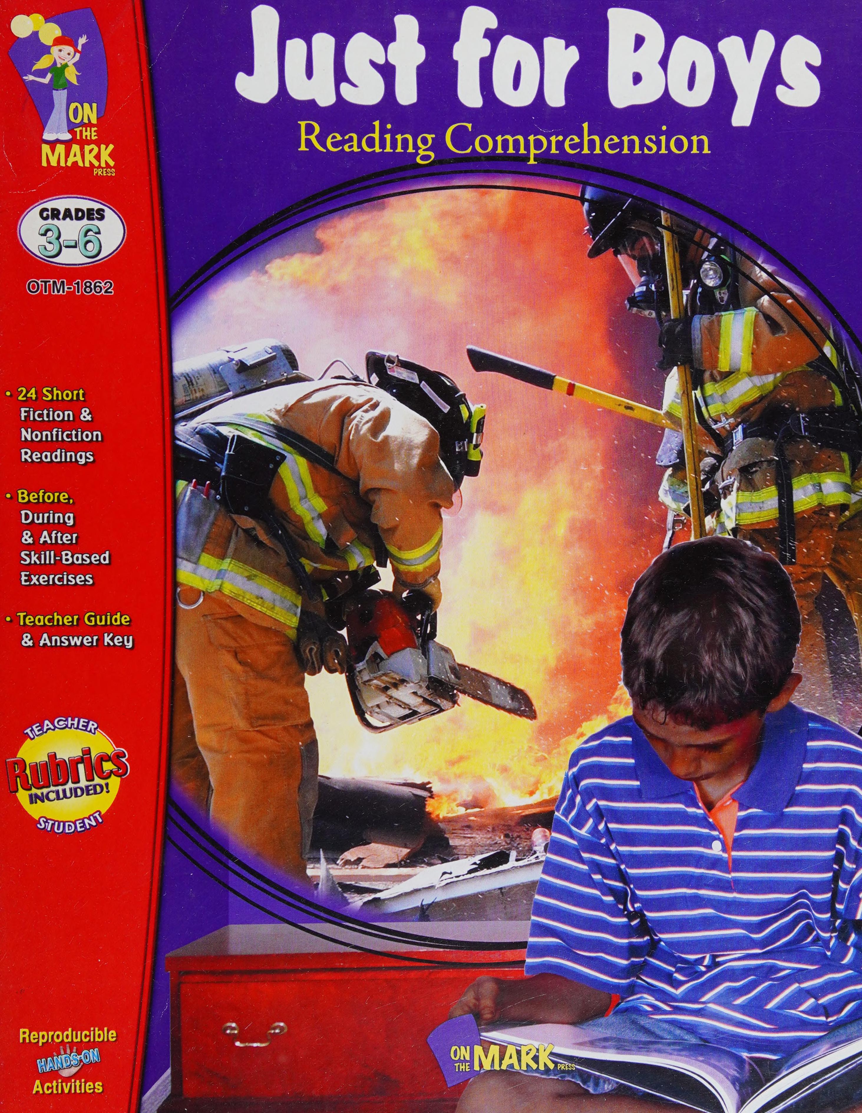 Just for Boys Reading Comprehension