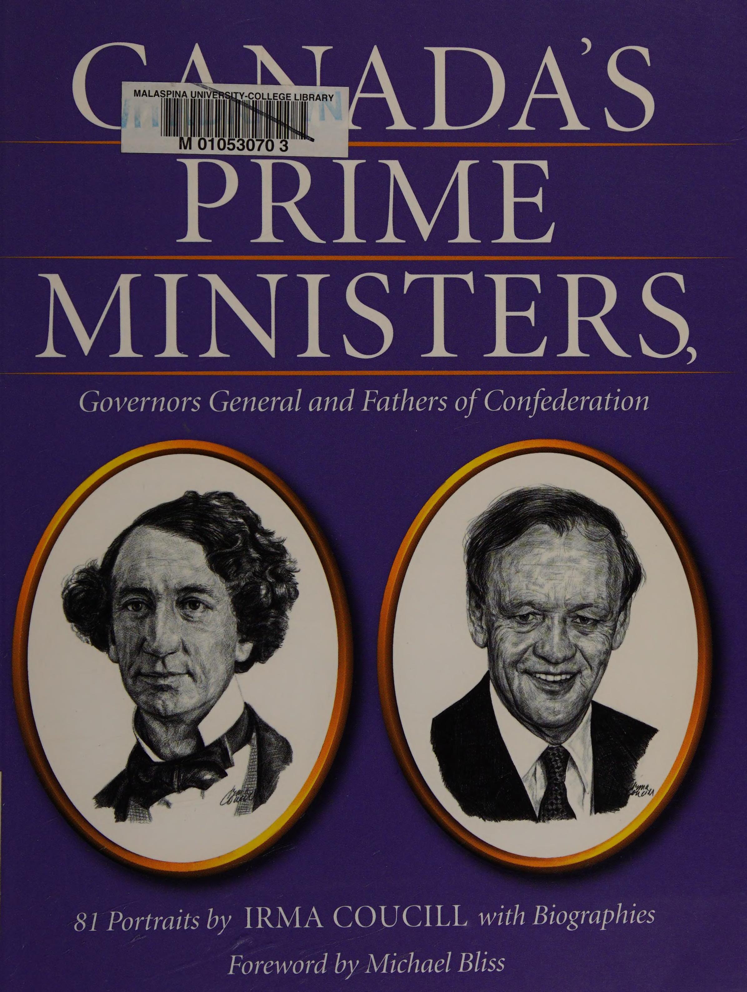 Canada's Prime Ministers, Governor Generals, and Fathers of Confederation
