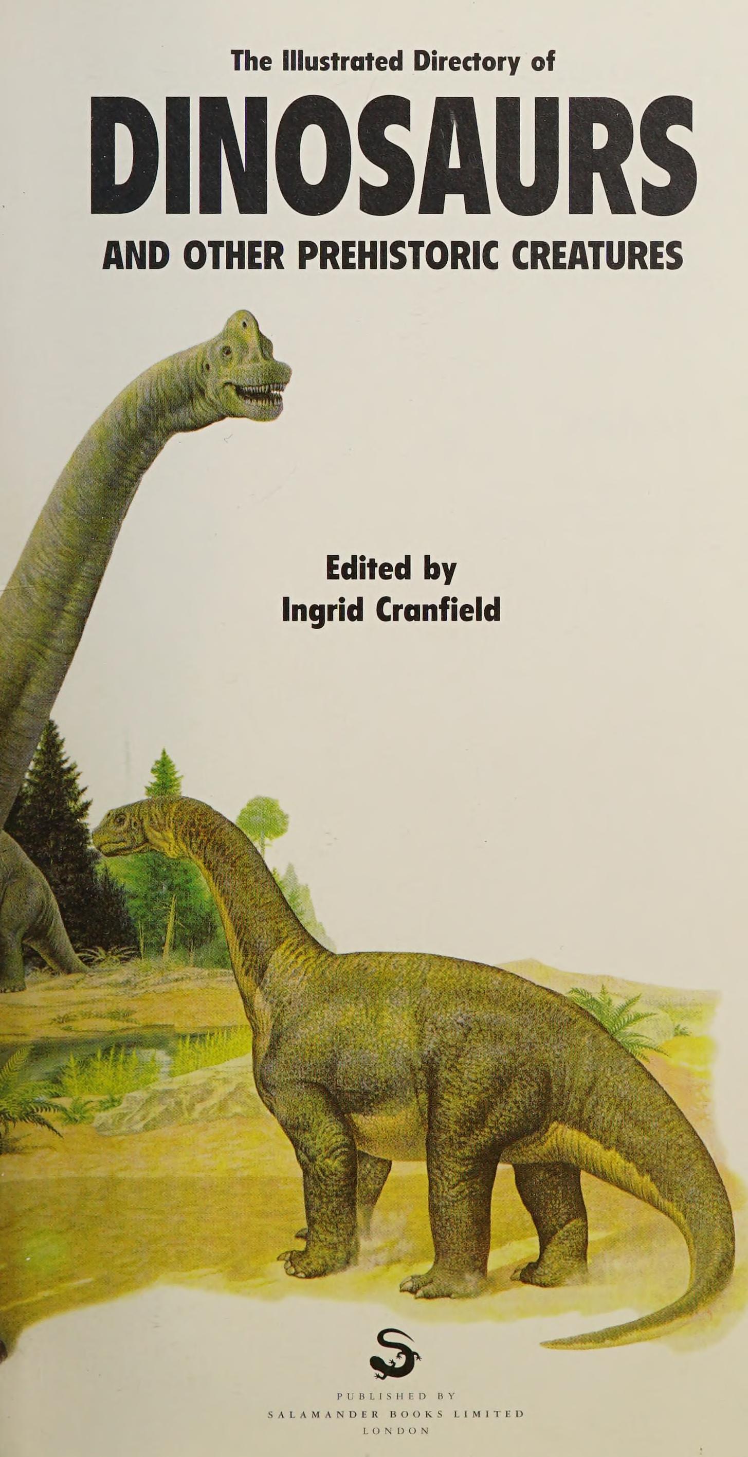 The Illustrated Directory of Dinosaurs
