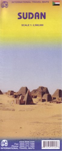 Sudan 1:2,500,000 Travel Map