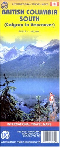 International Travel Maps, British Columbia South (Calgary to Vancouver), Scale 1:925,000