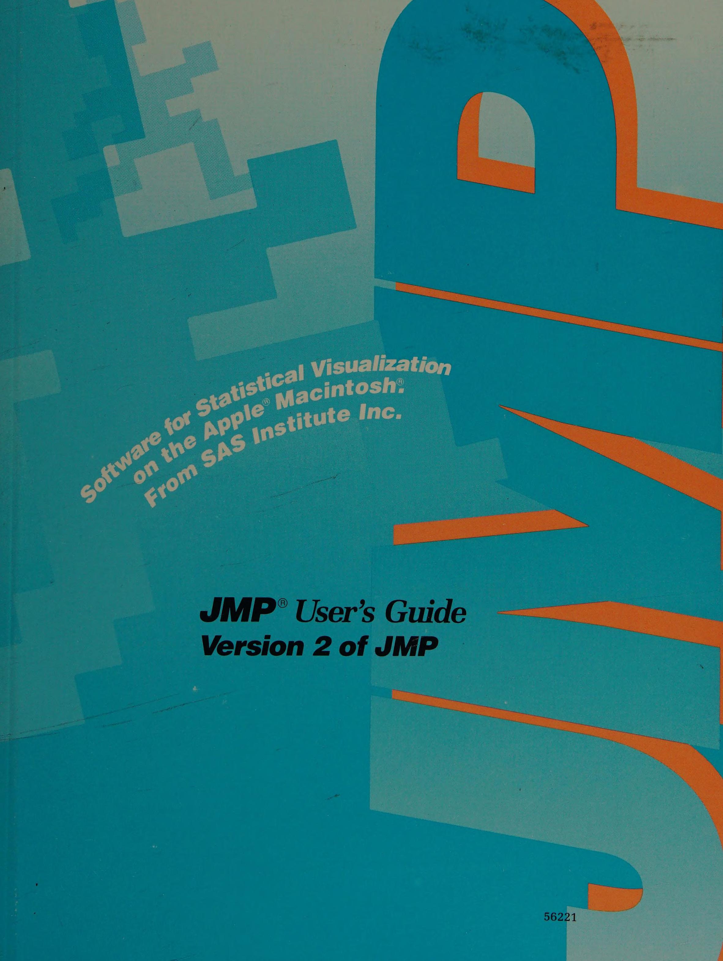 JMP User's Guide Version 2 of JMP