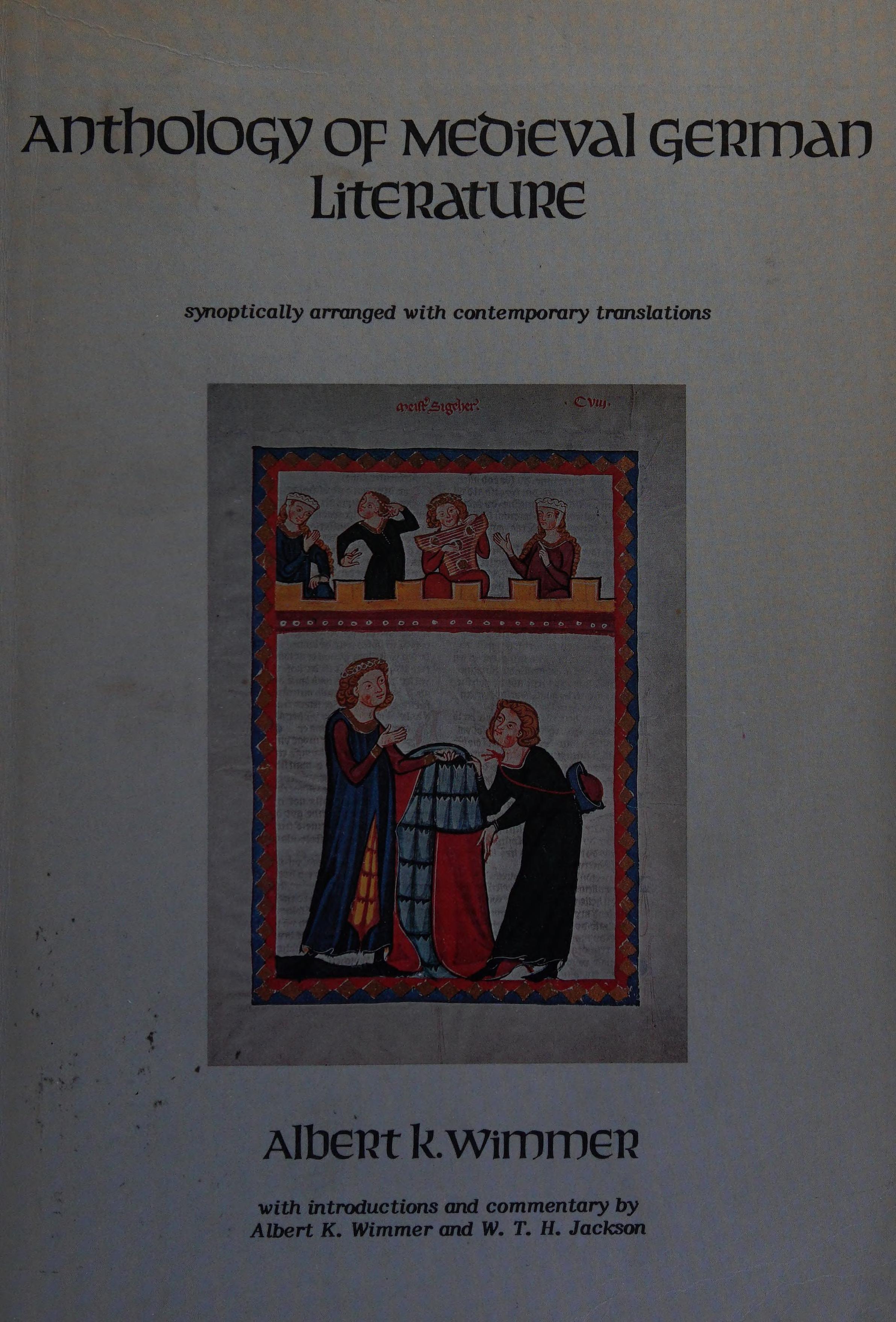 Anthology Of Medieval German Literature