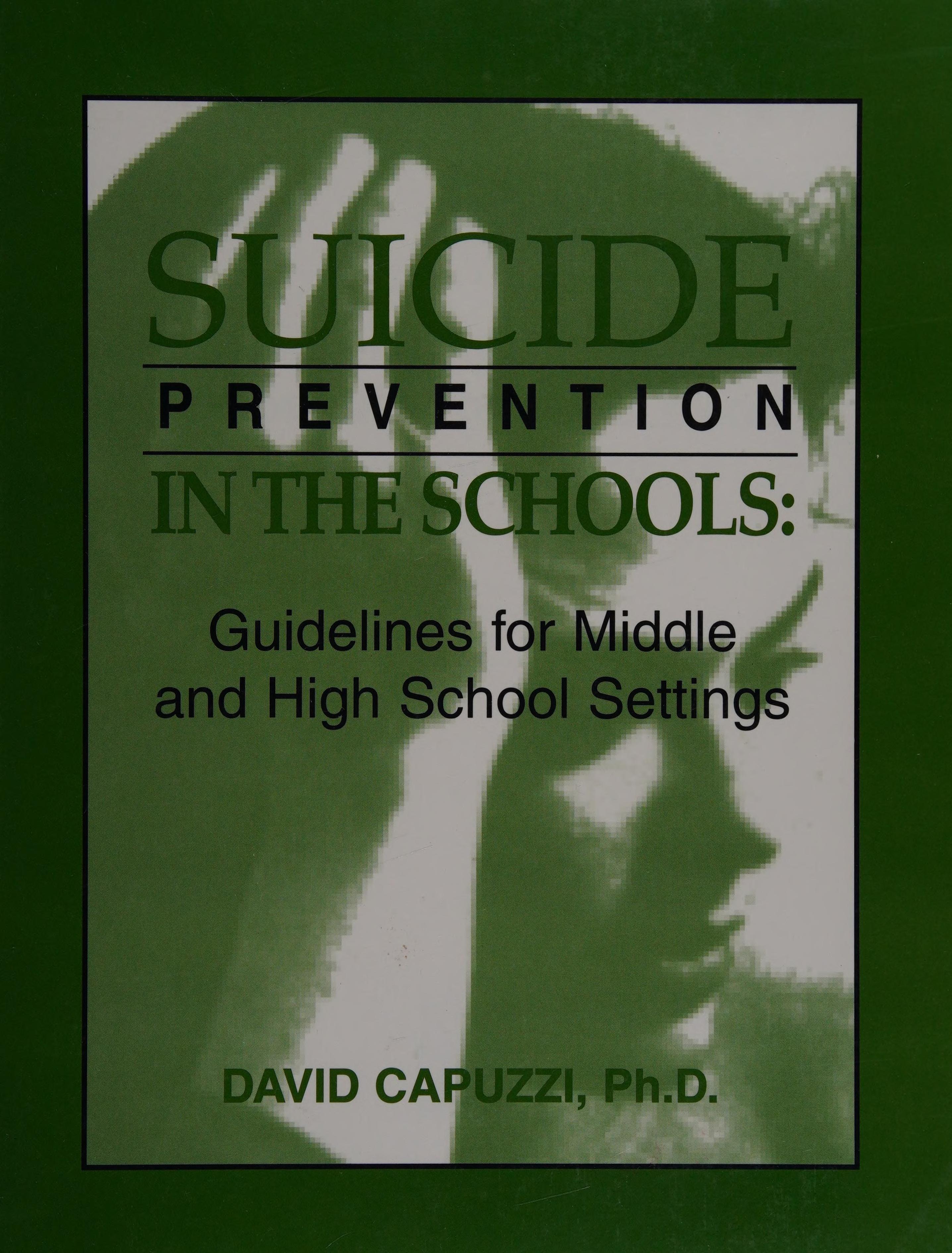 Suicide Prevention in the Schools