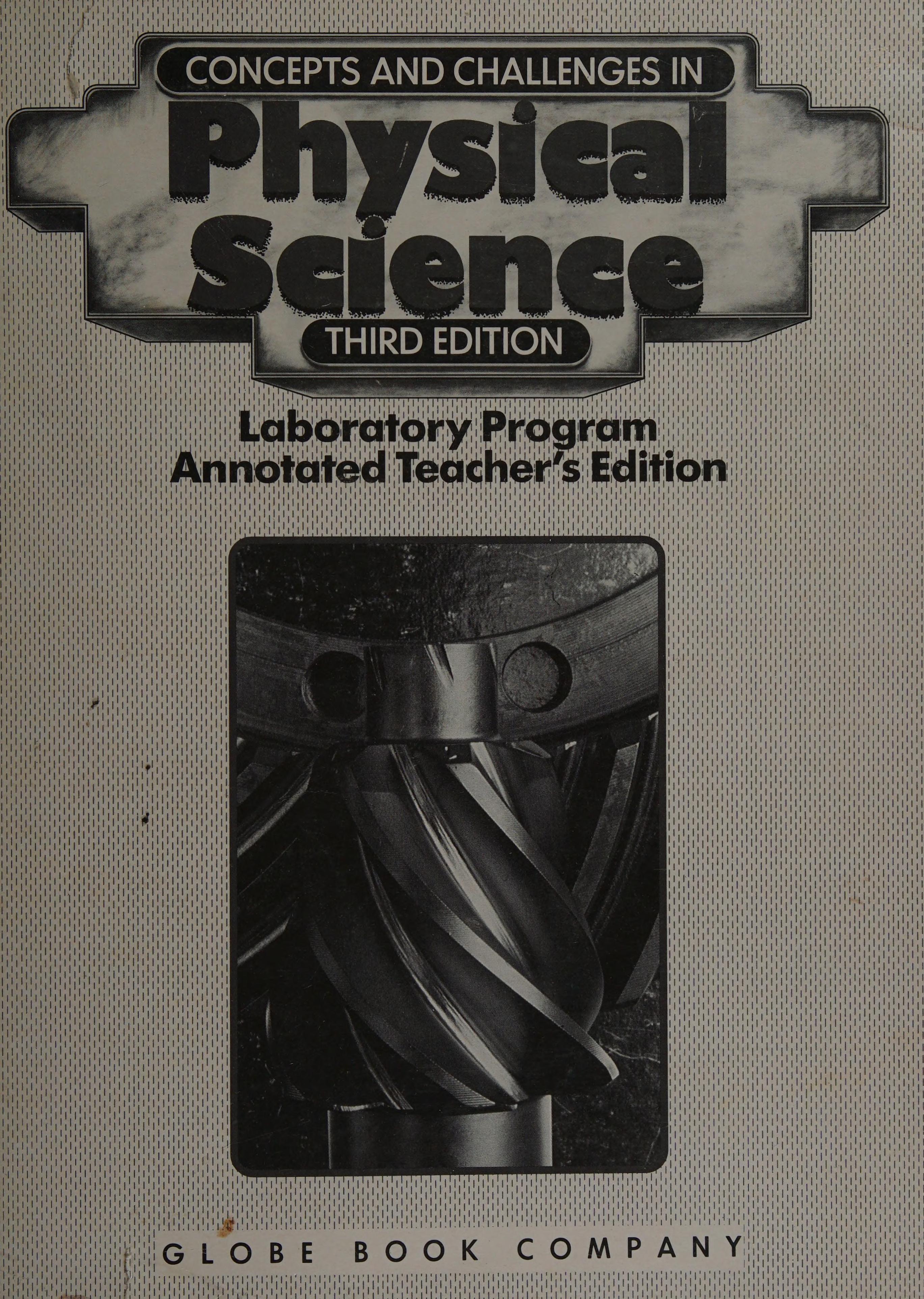 Concepts and Challenges in Physical Science Teacher's Resource Book