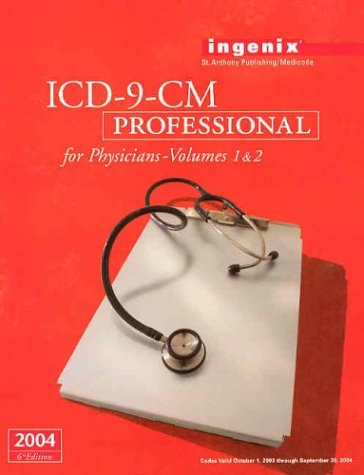 ICD-9-CM Professional for Physicians, Volumes 1 & 2 - 2004