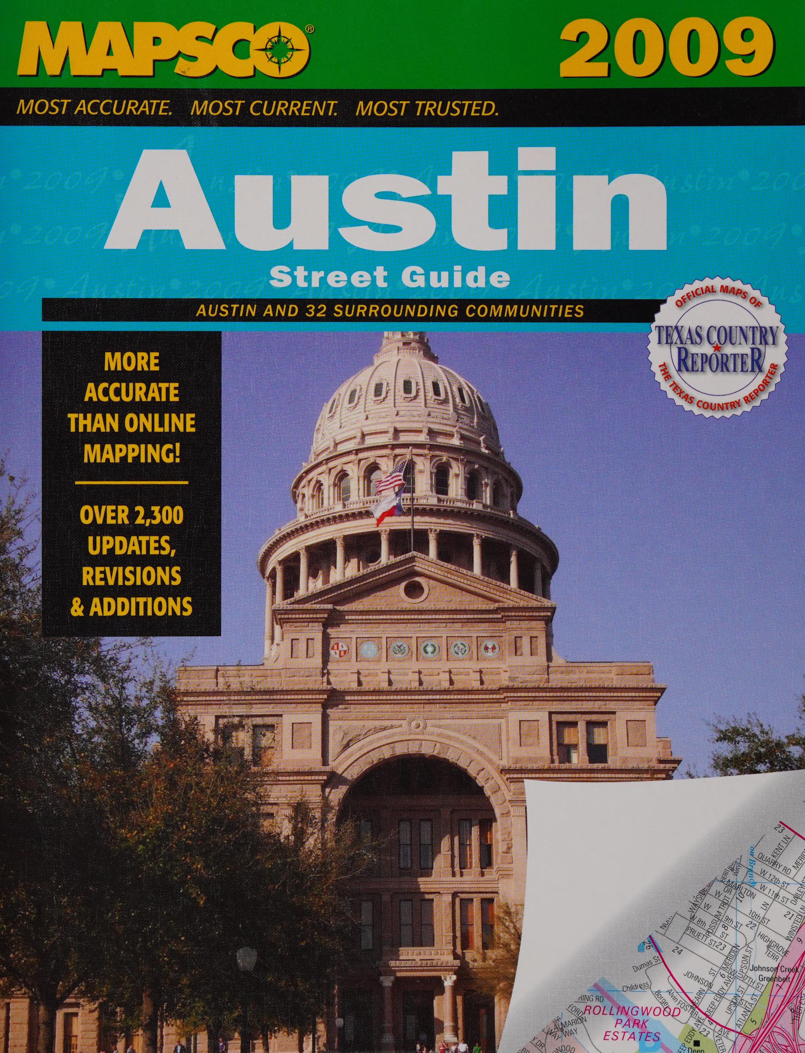 Mapsco 2009 Austin Street Guide 2009