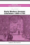 Early Modern German Literature 1350 1700 Camden House History of German Literature