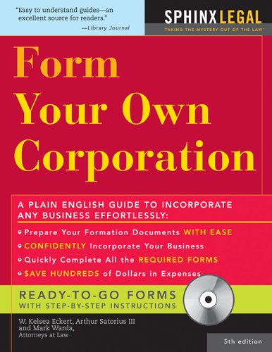 Form Your Own Corporation
