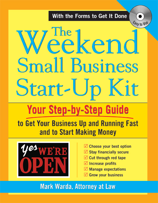 Weekend Small Business Start-up Kit