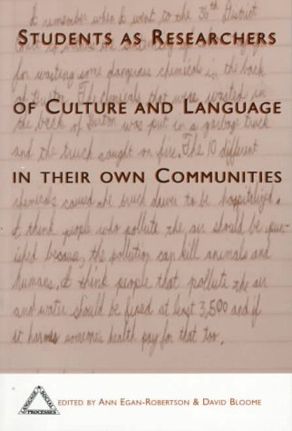 Students as Researchers of Culture and Language in Their Own Communities