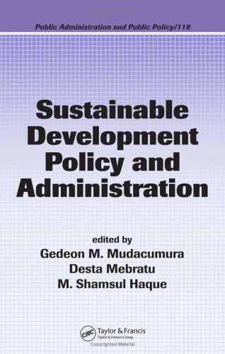 Sustainable Development Policy And Administration