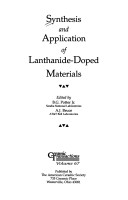Synthesis And Application Of Lanthanide-Doped Materials