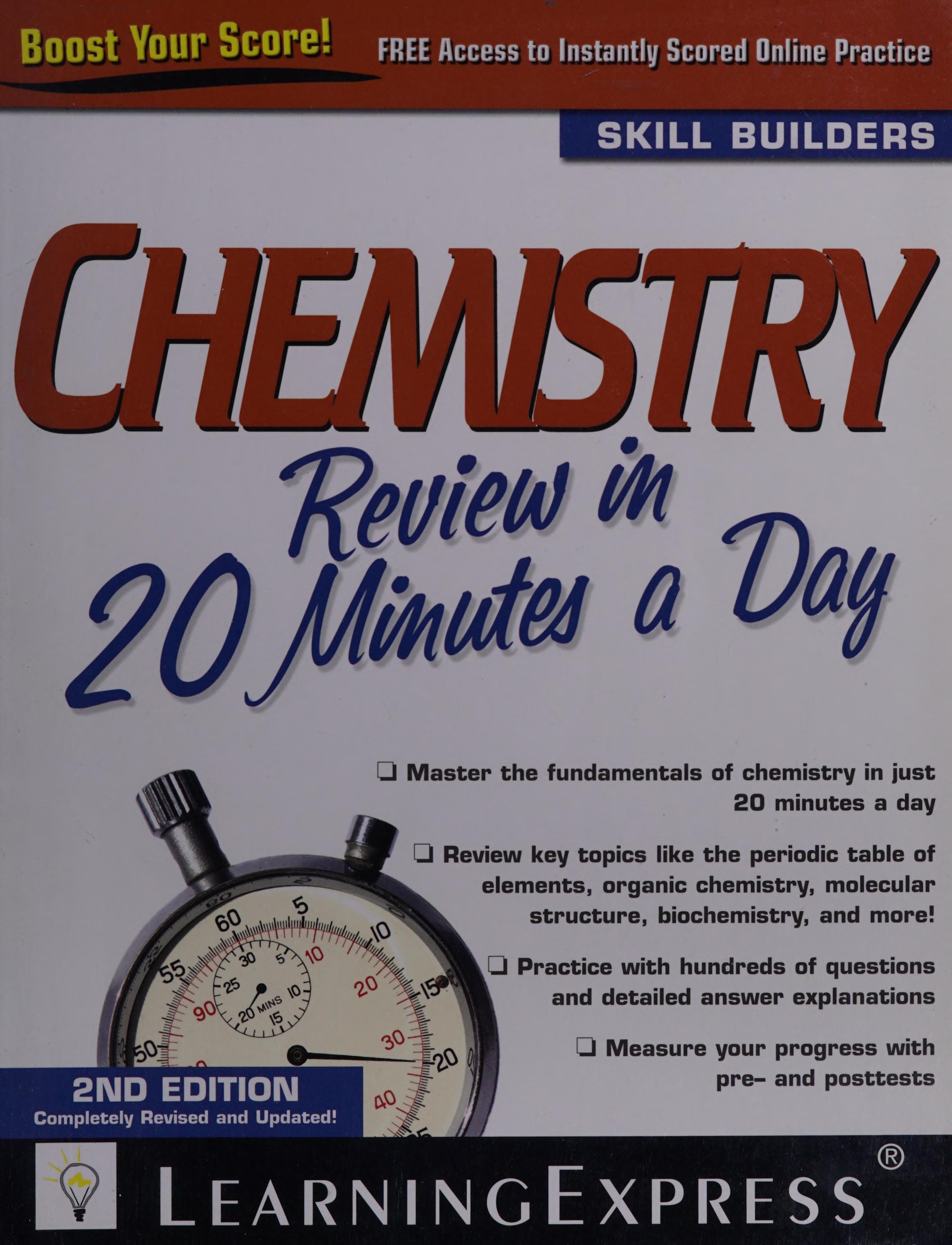 Chemistry Review in 20 Minutes a Day